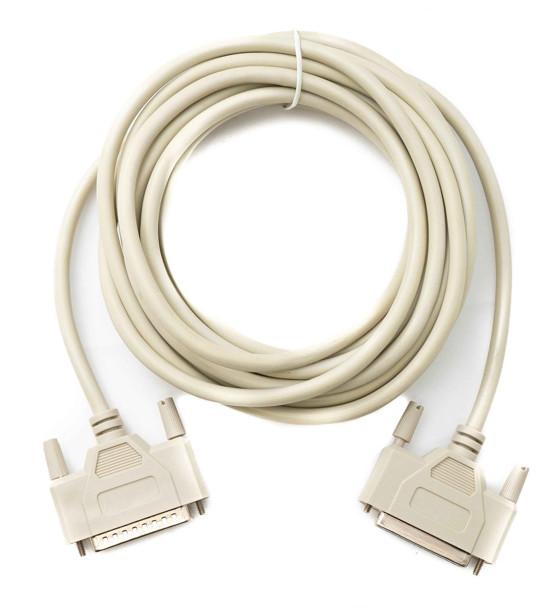 SYSTEM-S D Sub Kabel 3 m 25 Pin Stecker zu Buchse RS530 DB25 in Grau