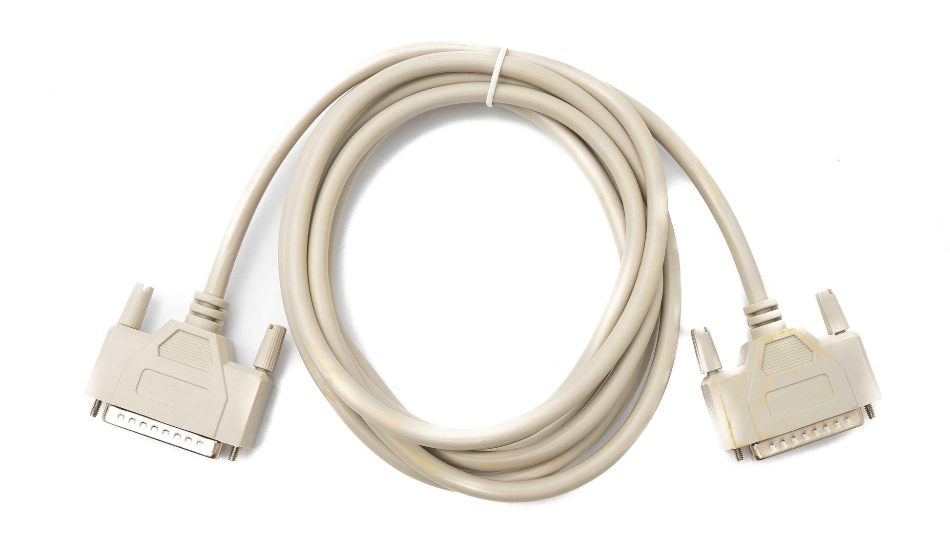 SYSTEM-S D Sub Kabel 3 m 25 Pin Stecker zu Stecker RS530 in Grau