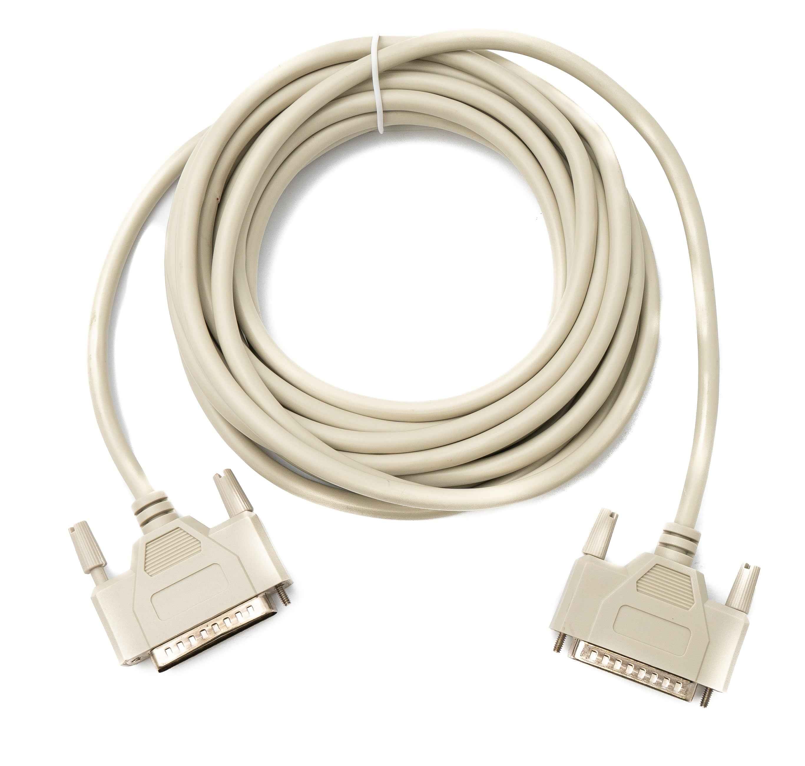 SYSTEM-S D Sub Kabel 5 m 25 Pin Stecker zu Stecker RS530 in Grau