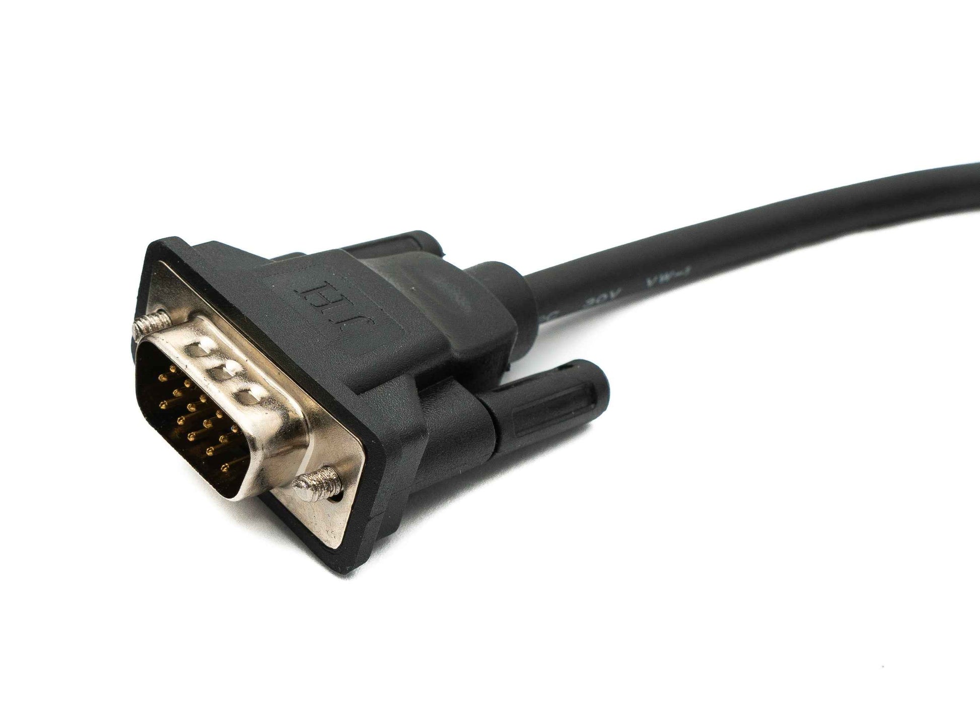SYSTEM-S VGA Kabel 150 cm HD15 Stecker zu Stecker Panel Mount Schraube DSub 15pin