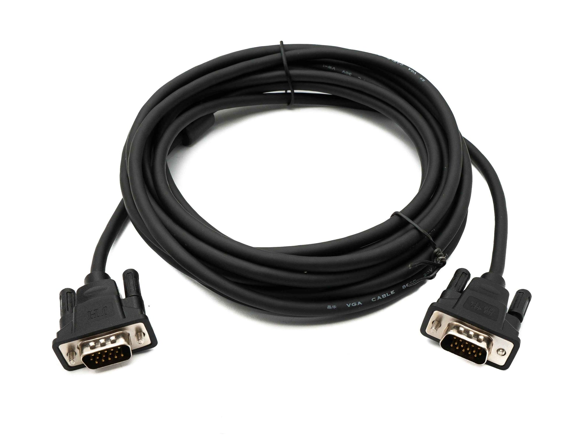 SYSTEM-S VGA Kabel 5 m HD15 Stecker zu Stecker Panel Mount Schraube DSub 15pin