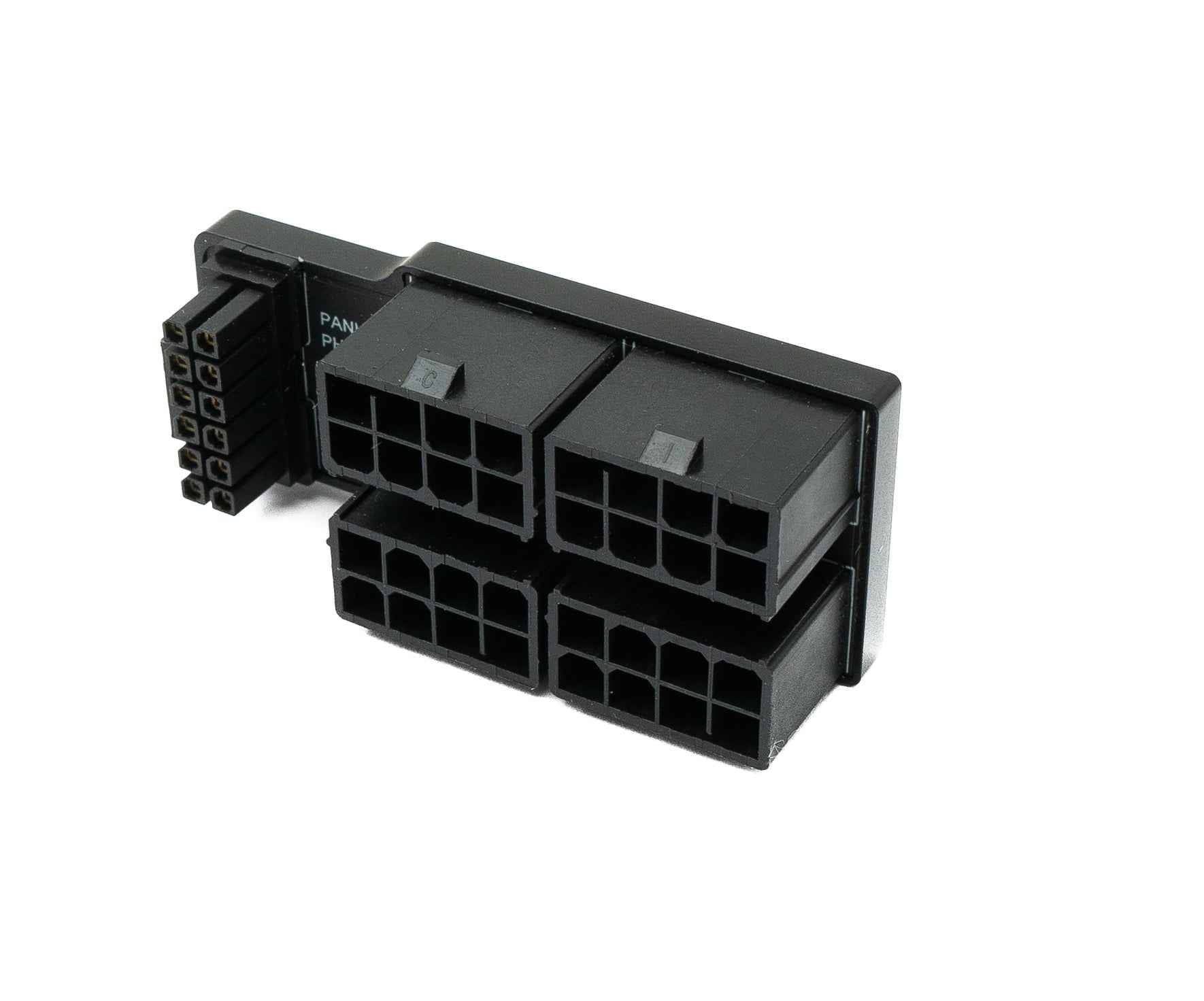 SYSTEM-S ATX3.0 Adapter PCI-E 5.0 12 Pin Buchse zu 32 Pin Stecker Up Angled Winkel für RTX 5090Ti 4080