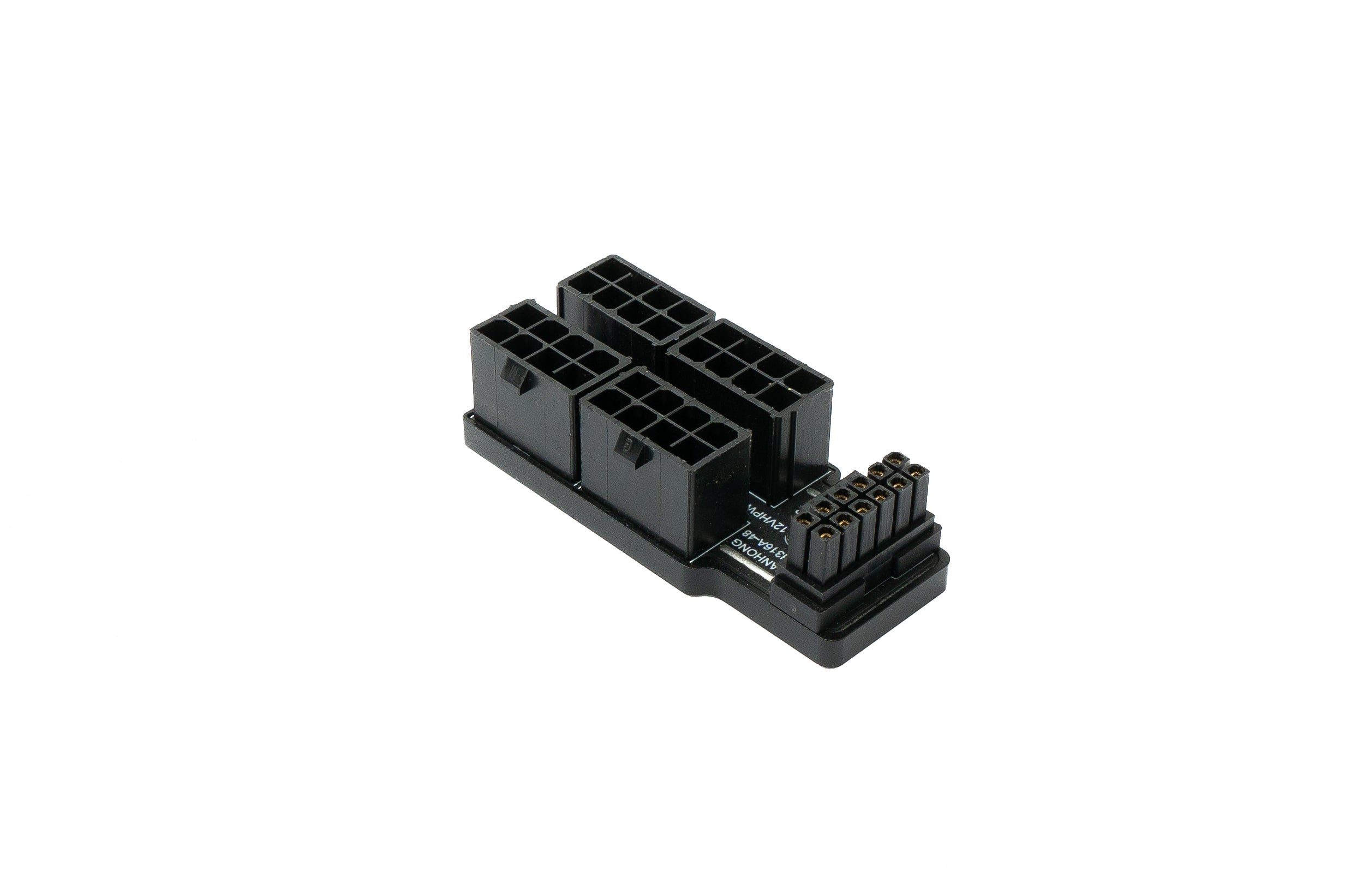 PCI-E 5.0 Adapter ATX3.0 12 Pin Buchse auf 32 Pin Stecker Down Angled schwarz
