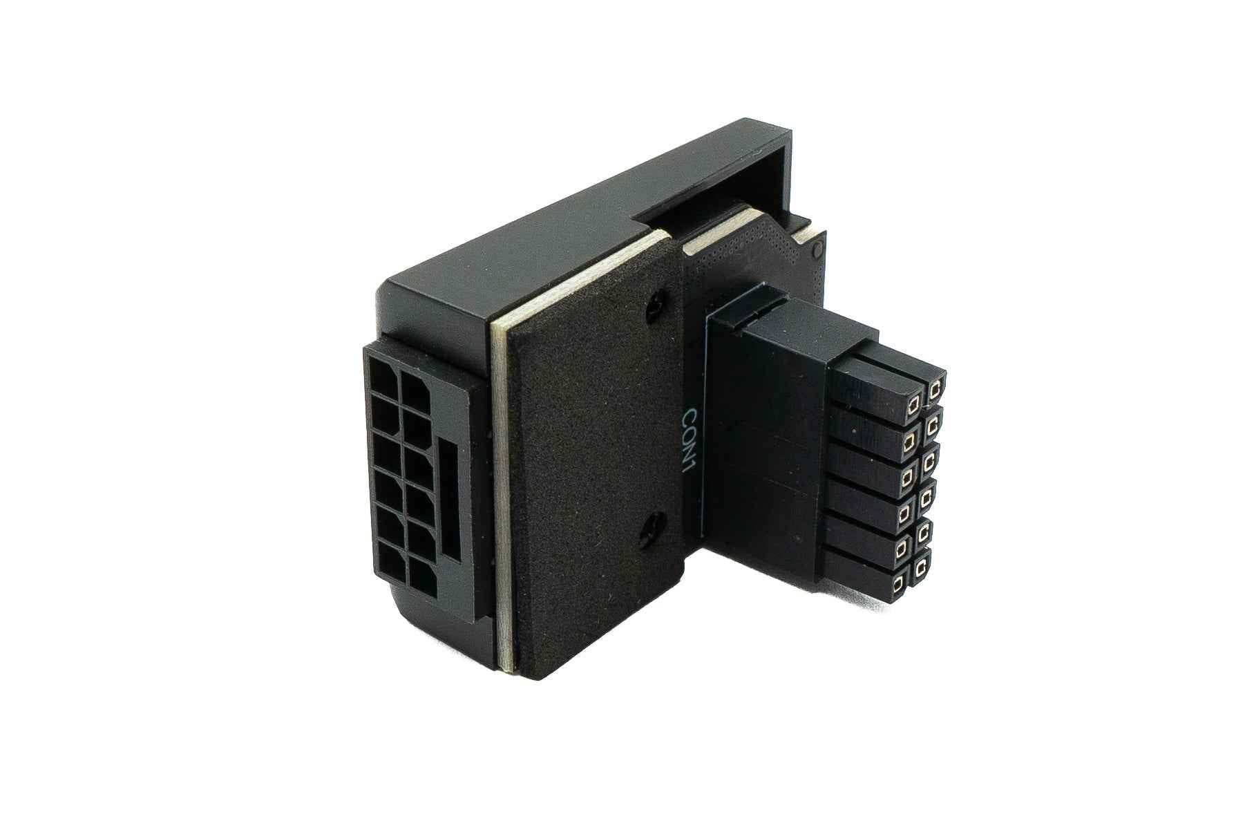 SYSTEM-S ATX3.0 Adapter PCI-E 5.0 12 Pin Buchse zu 16 Pin Stecker Up Angled Winkel für RTX 3090Ti 3080