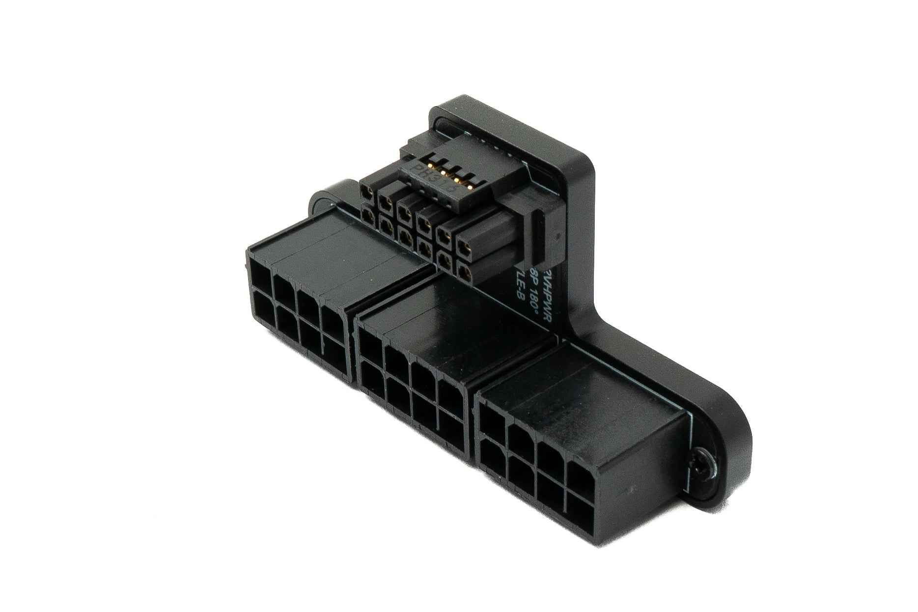 SYSTEM-S ATX3.0 Adapter PCI-E 5.0 12 Pin Buchse zu 24 Pin Stecker Up Angled Winkel für RTX 5090Ti 4080