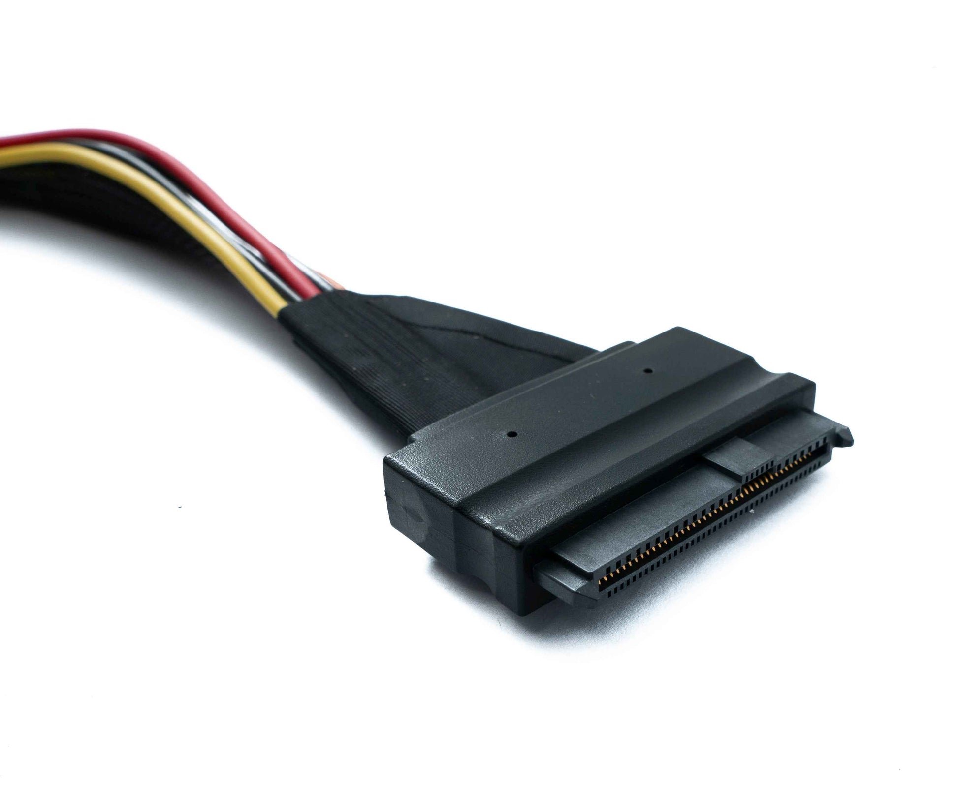 SYSTEM-S SFF-8643 auf U.2 SFF-8639 NVMe Kabel – 54 cm Passend für NVMe-SSDs mit U.2 Anschluss
