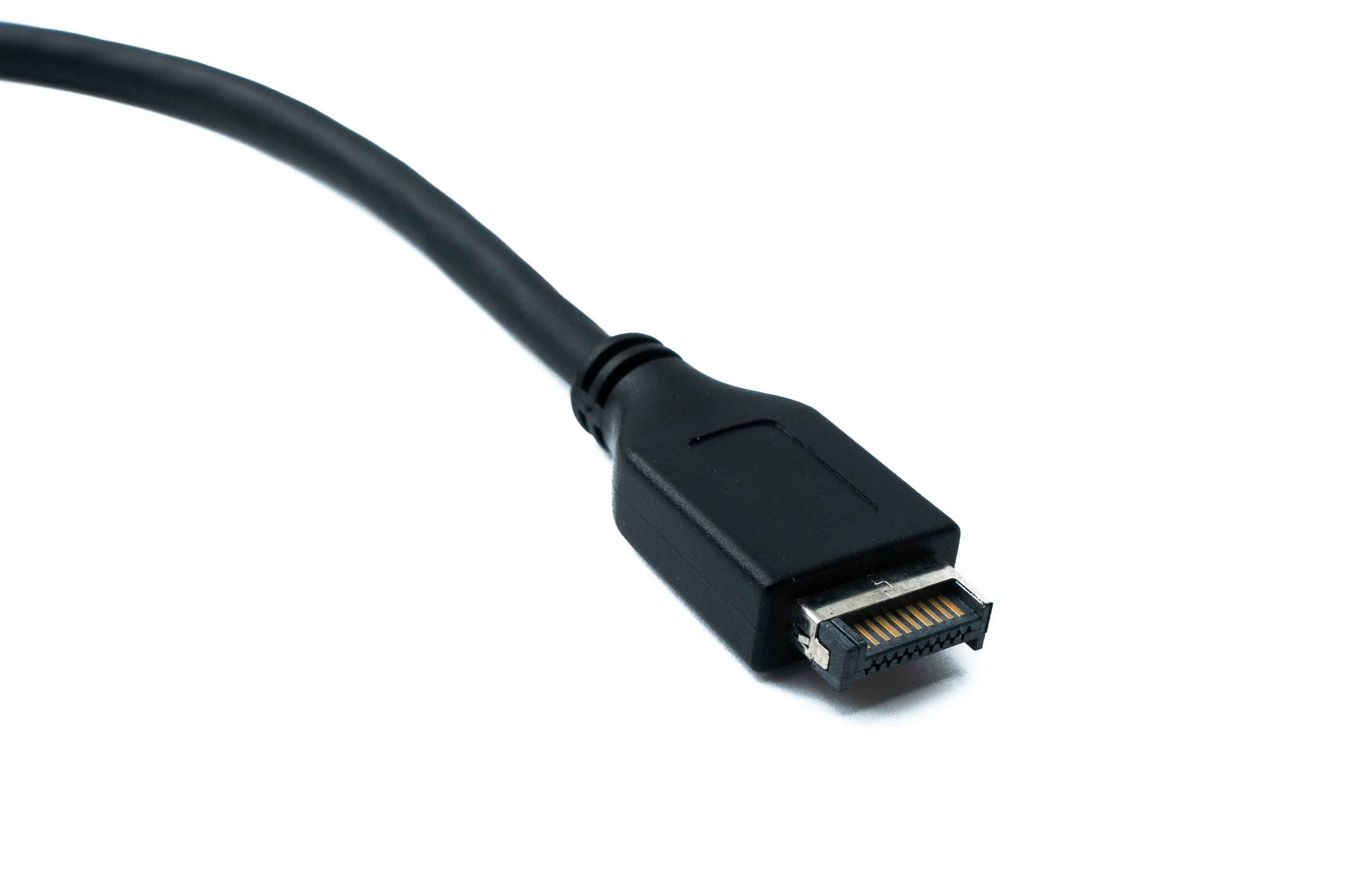 SYSTEM-S USB-C Type-E (Key-A) auf 20-Pin Mainboard-Adapterkabel – 30 cm