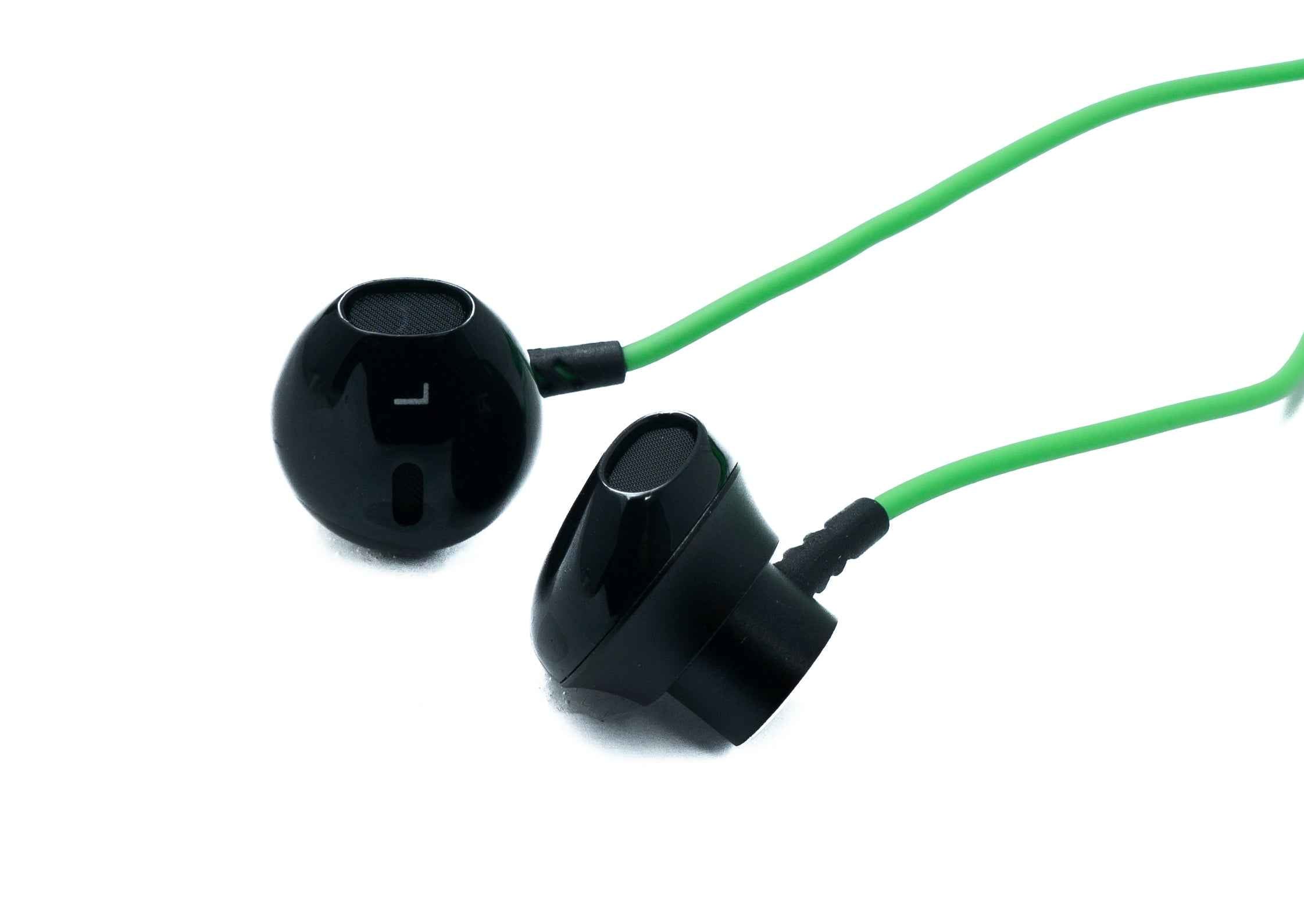 SYSTEM-S Stereo In Ear Kopfhörer USB 3.1 Typ C Stecker 120 cm mit Lautstärkeregler in Grün