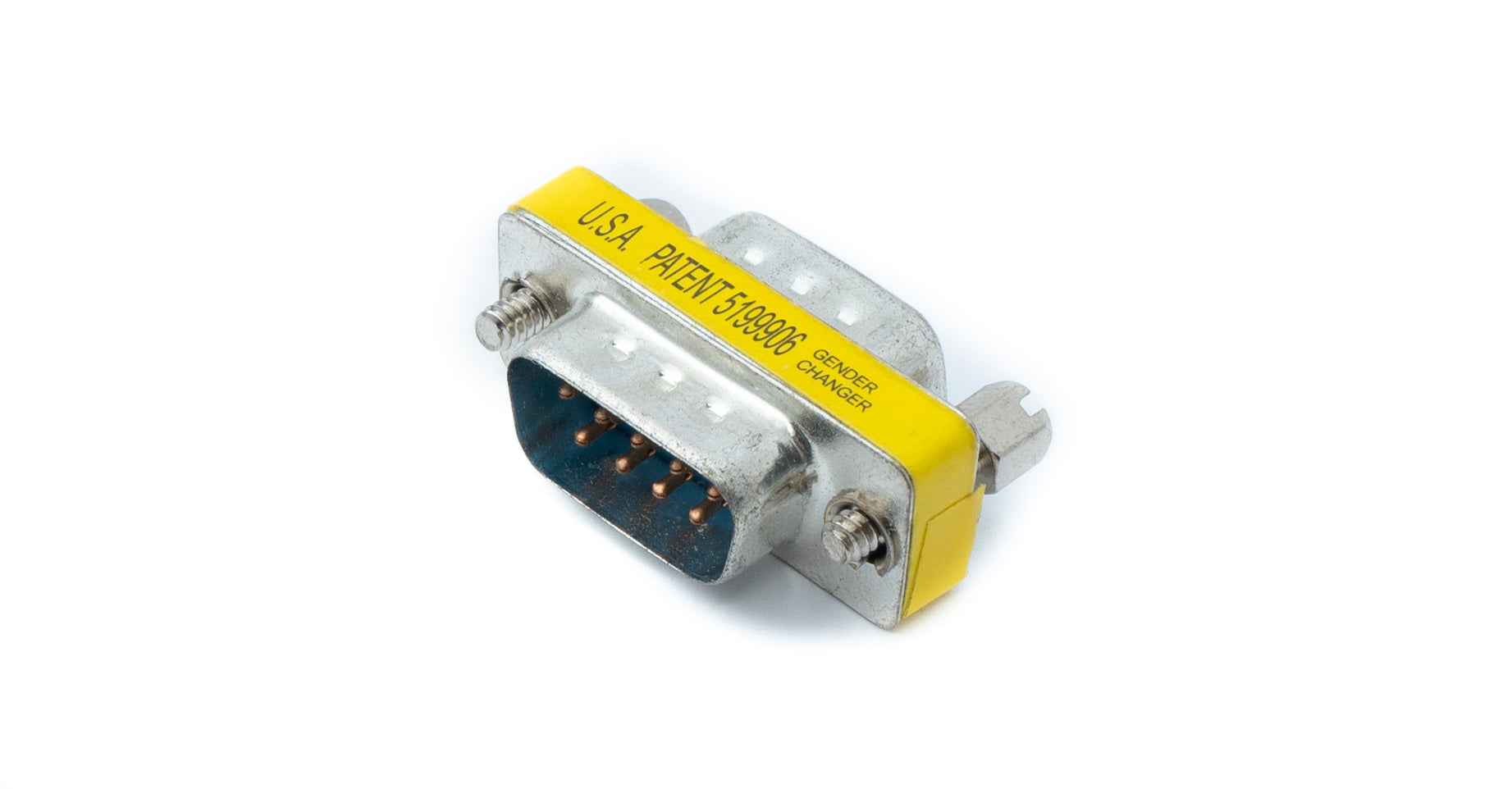 SYSTEM-S D Sub9 Adapter 9 Pin Stecker zu Stecker DB9 Kabel in Grau für RS232