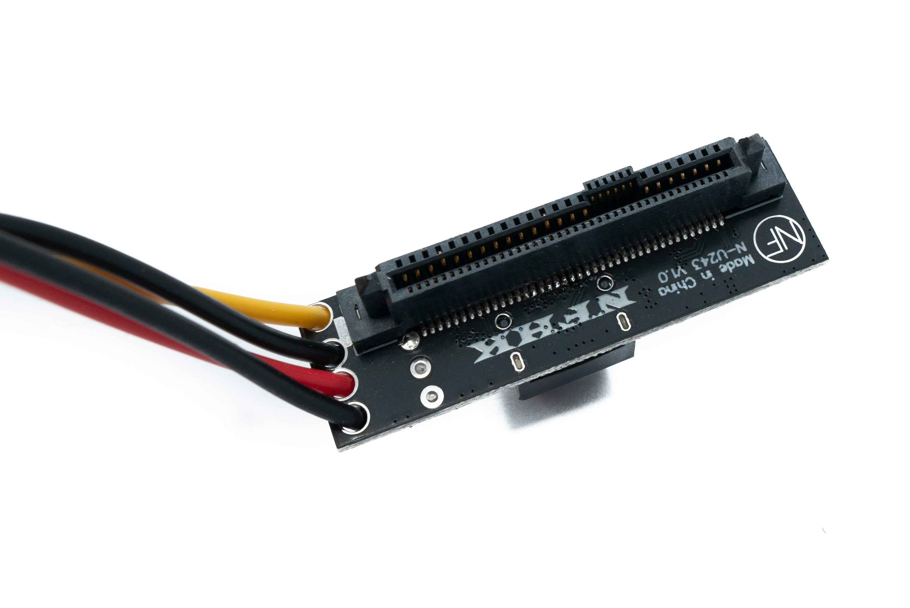 SYSTEM-S PCI-E 4.0 Adapter SFF-8643 Buchse zu SFF-8639 Stecker für U.2/U.3 NVMe SSD