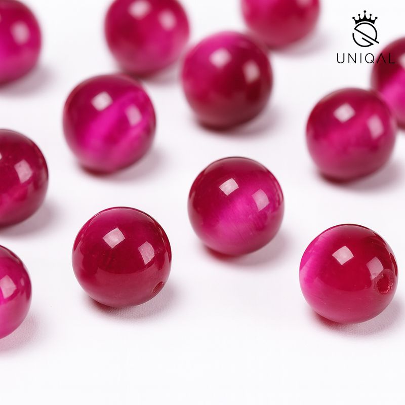 Perlenarmband Pink Korund 8mm – Stilvolles Accessoire für jeden Anlass