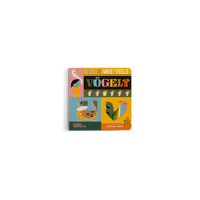 1 2 3 Wie viele Vögel? Spiel mit bunten Vögeln in verschiedenen Farben