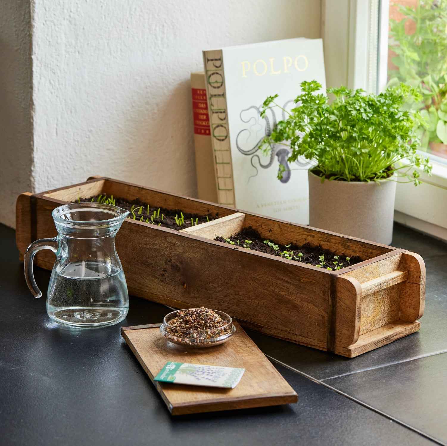 Lange Ziegelform mit 2 Fächern