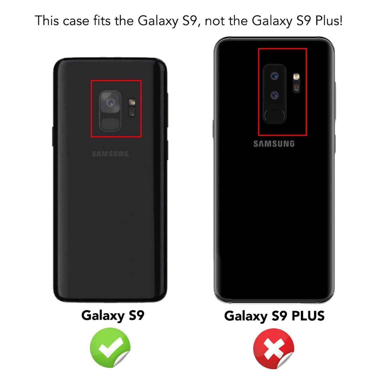 NALIA Hülle für Samsung Galaxy S9, Ultra Slim Silikon Case Cover Etui Handyhülle