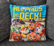 Paw Patrol Kissenbezug für Kinder: Helfer auf vier Pfoten / 40cm x 40cm