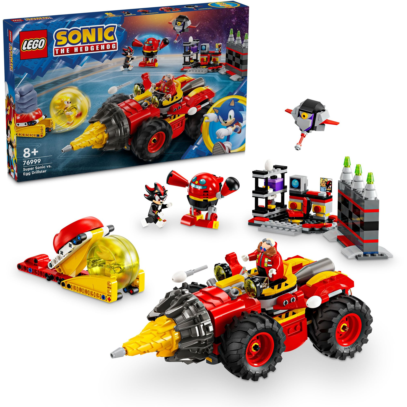 LEGO® Sonic The Hedgehog™ 76999 Super Sonic vs. Egg Drillster (5702017592558)-0