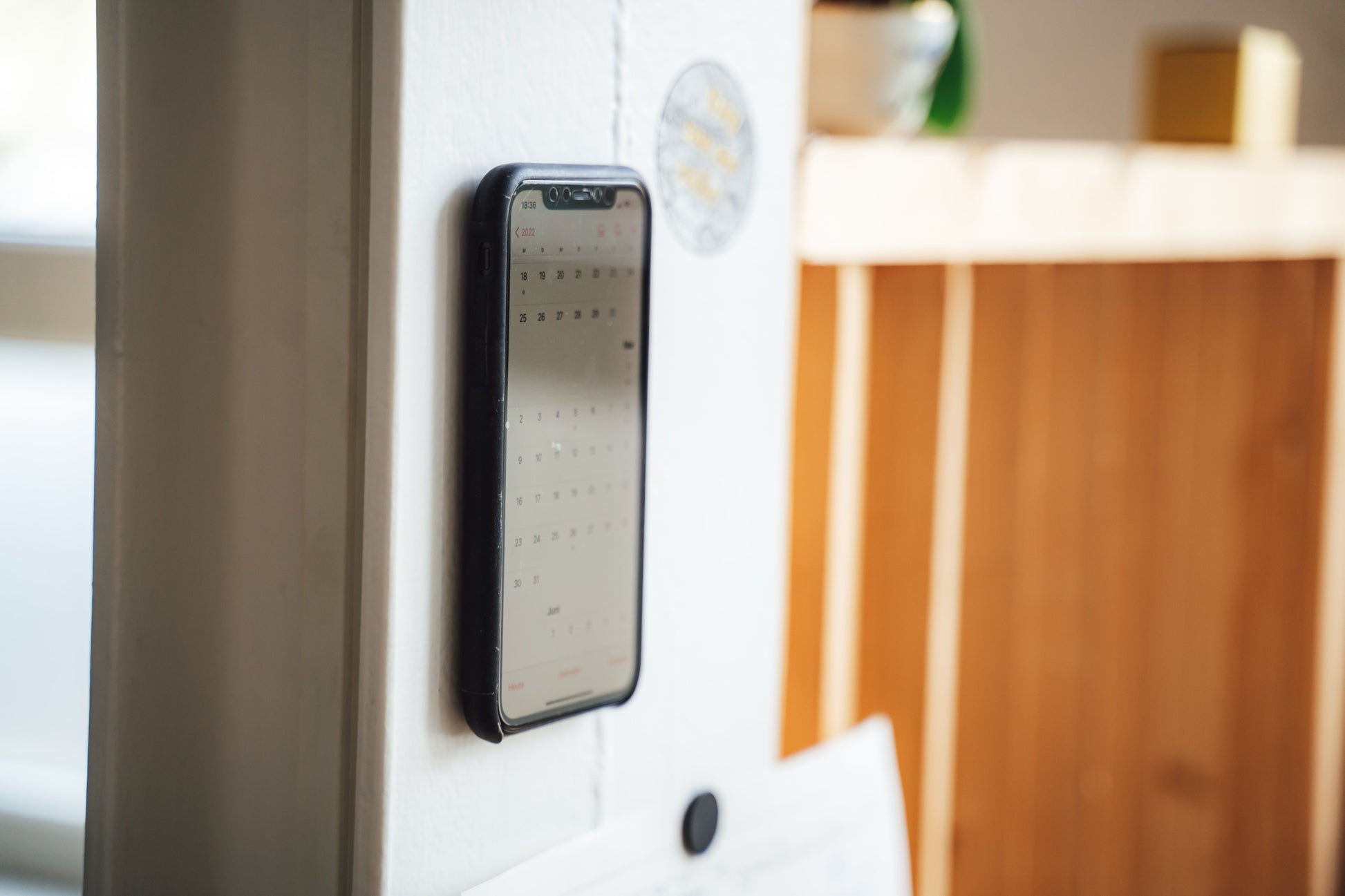 FESCHD Adapterplatte in Schwarz, nahaufnahme der hochwertigen Verarbeitung