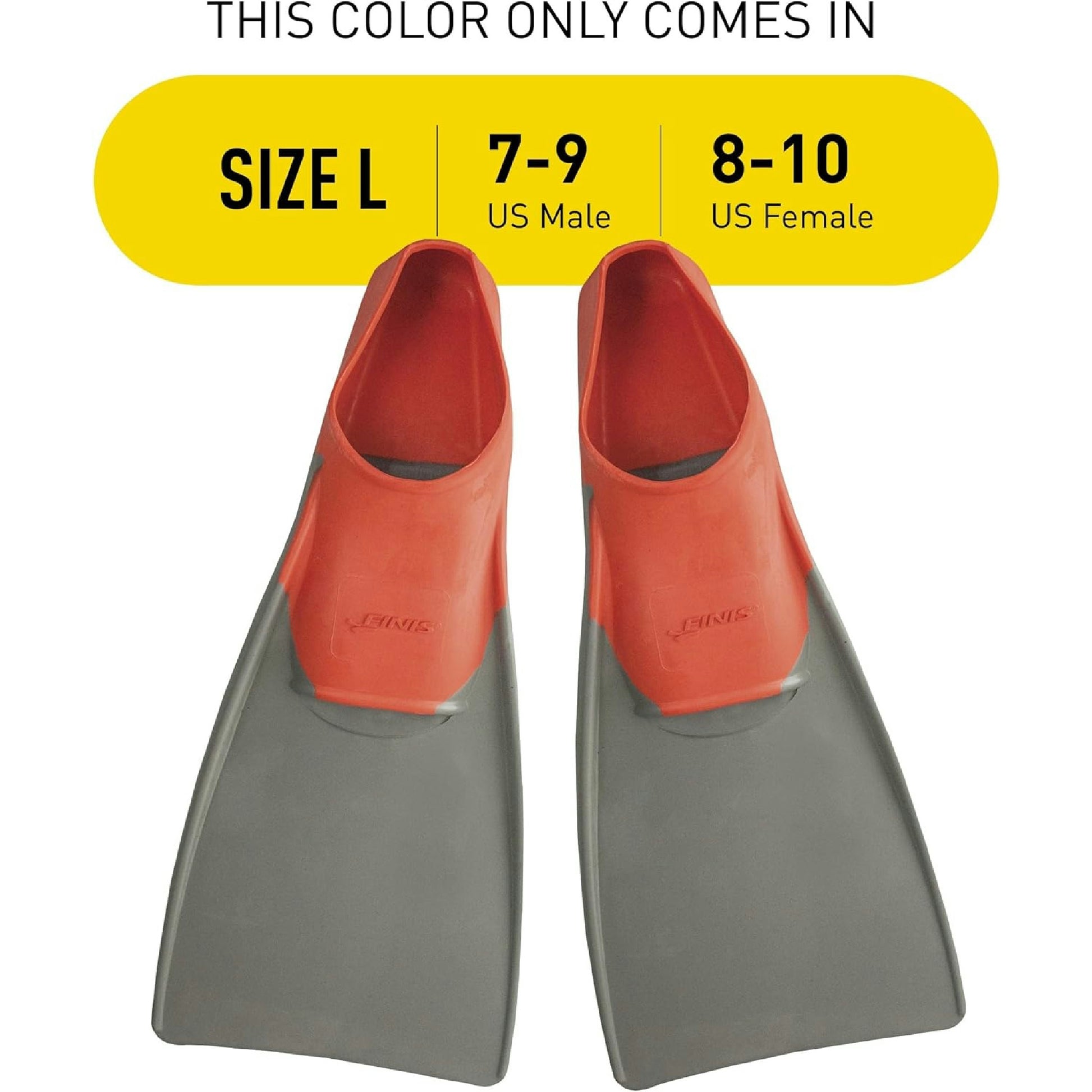 FINIS Kinder Swim Fin Floating, red/Gray, L-EU 39-42 Hauptansicht