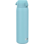 Ion8 Gourde Inox 1 Litre, Anti-Fuite, Facile à Ouvrir, Verrouillage Sécurisé, Lavable au Lave-Vaisselle, Poignée de Transport, Durable et Résistant aux Rayures, Acier Inoxydable, 1200ml, Bleu D'Alaska Hauptansicht