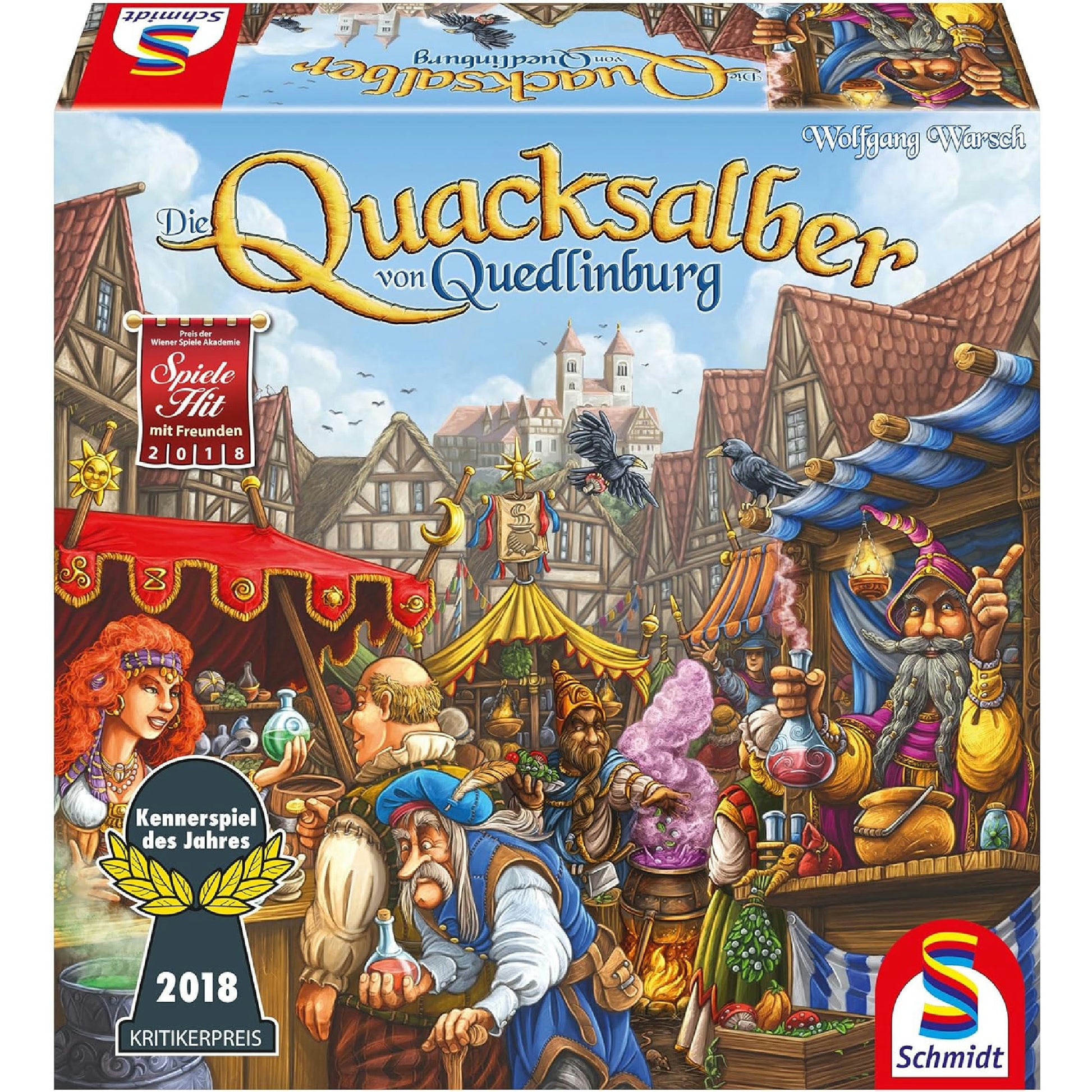 Schmidt Spiele 49341 Die Quacksalber von Quedlinburg, Kennerspiel des Jahres 2018, blau Hauptansicht