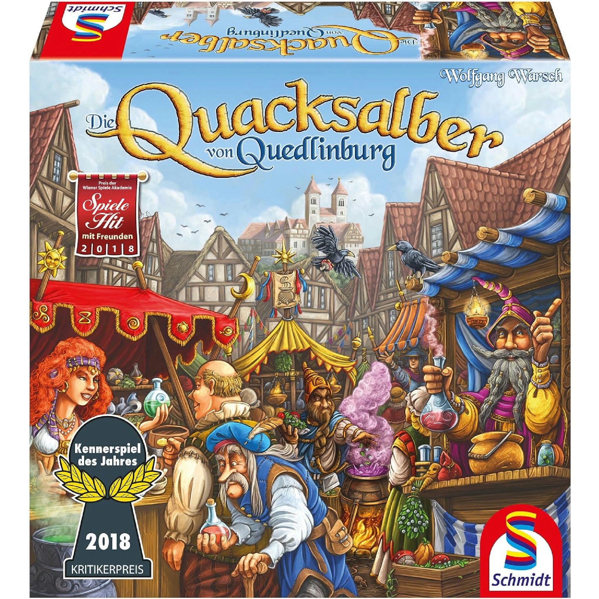 Schmidt Spiele 49341 Die Quacksalber von Quedlinburg, Kennerspiel des Jahres 2018, blau Hauptansicht