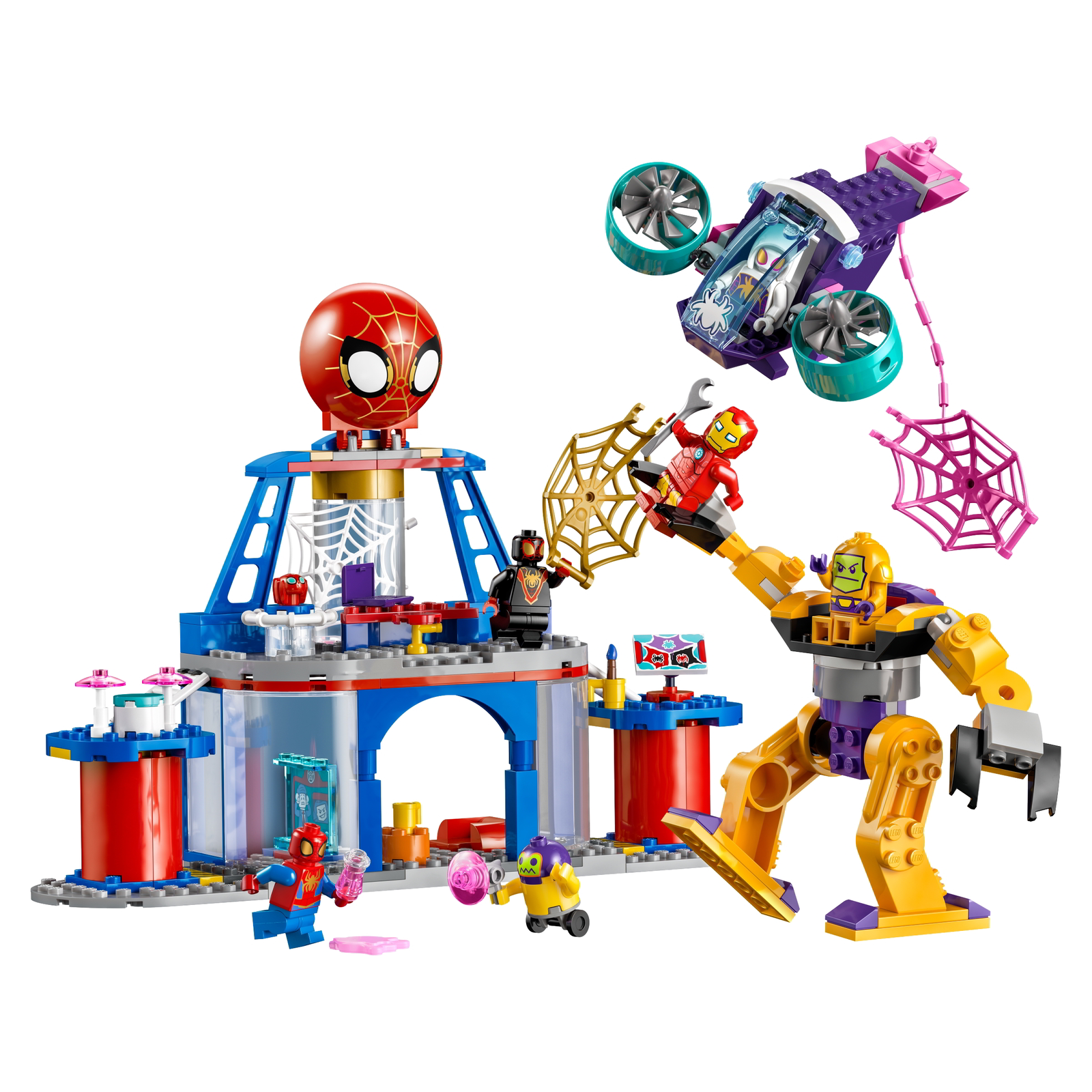 LEGO® Marvel_ 10794 - A pókcsapat hálóvető főhadiszállása (10794)-0
