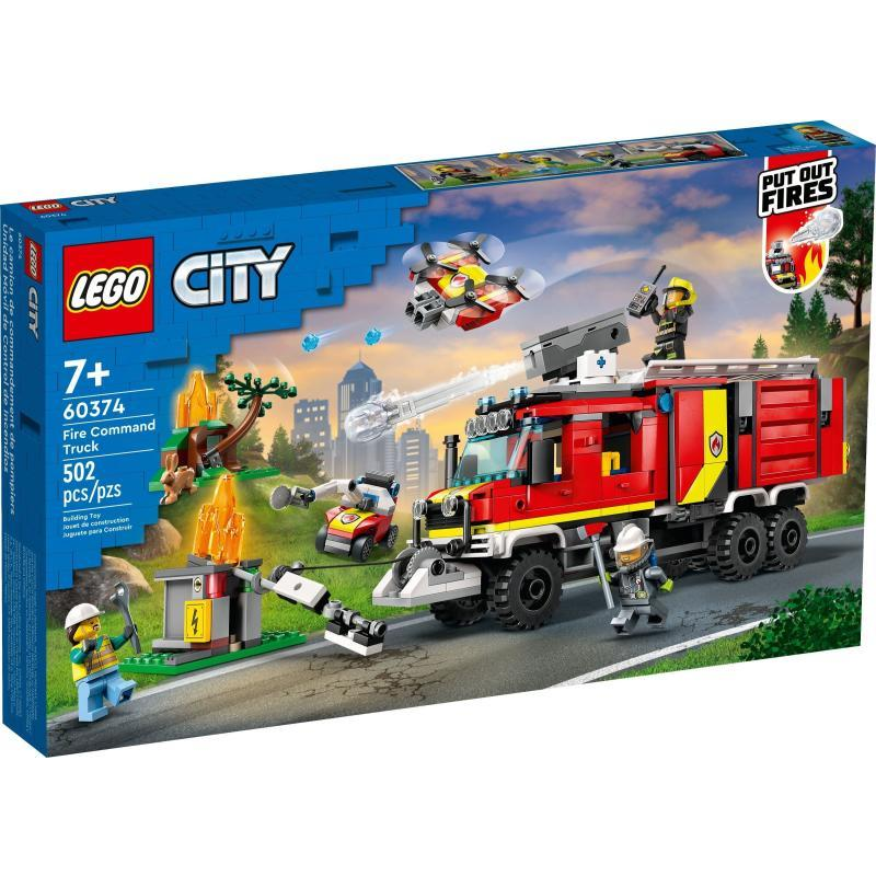 LEGO City - Tűzvédelmi teherautó (60374)-0