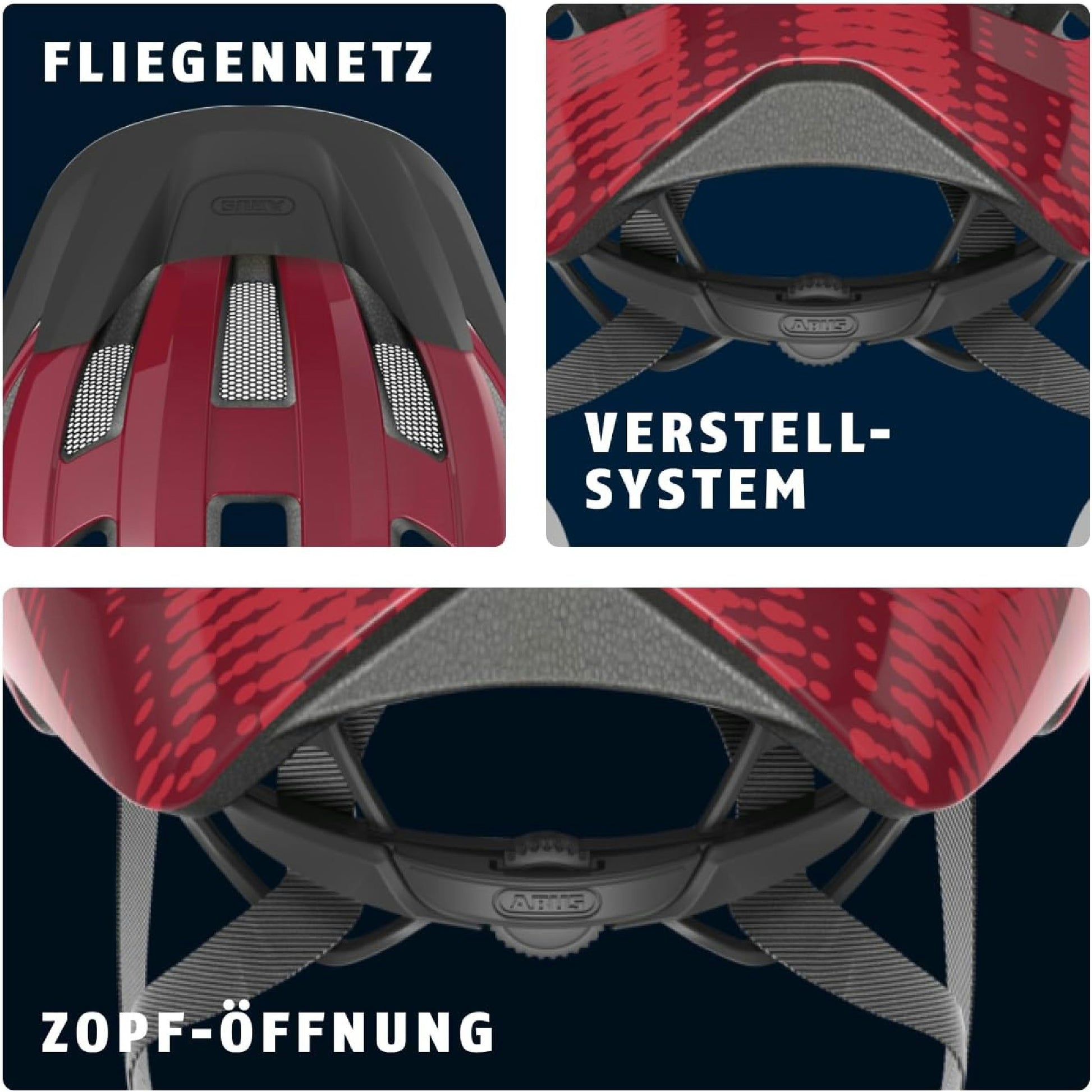 ABUS Macator Casque de Route - Casque de Vélo Sport pour Débutants - Unisexe - Rough, taille M Hauptansicht