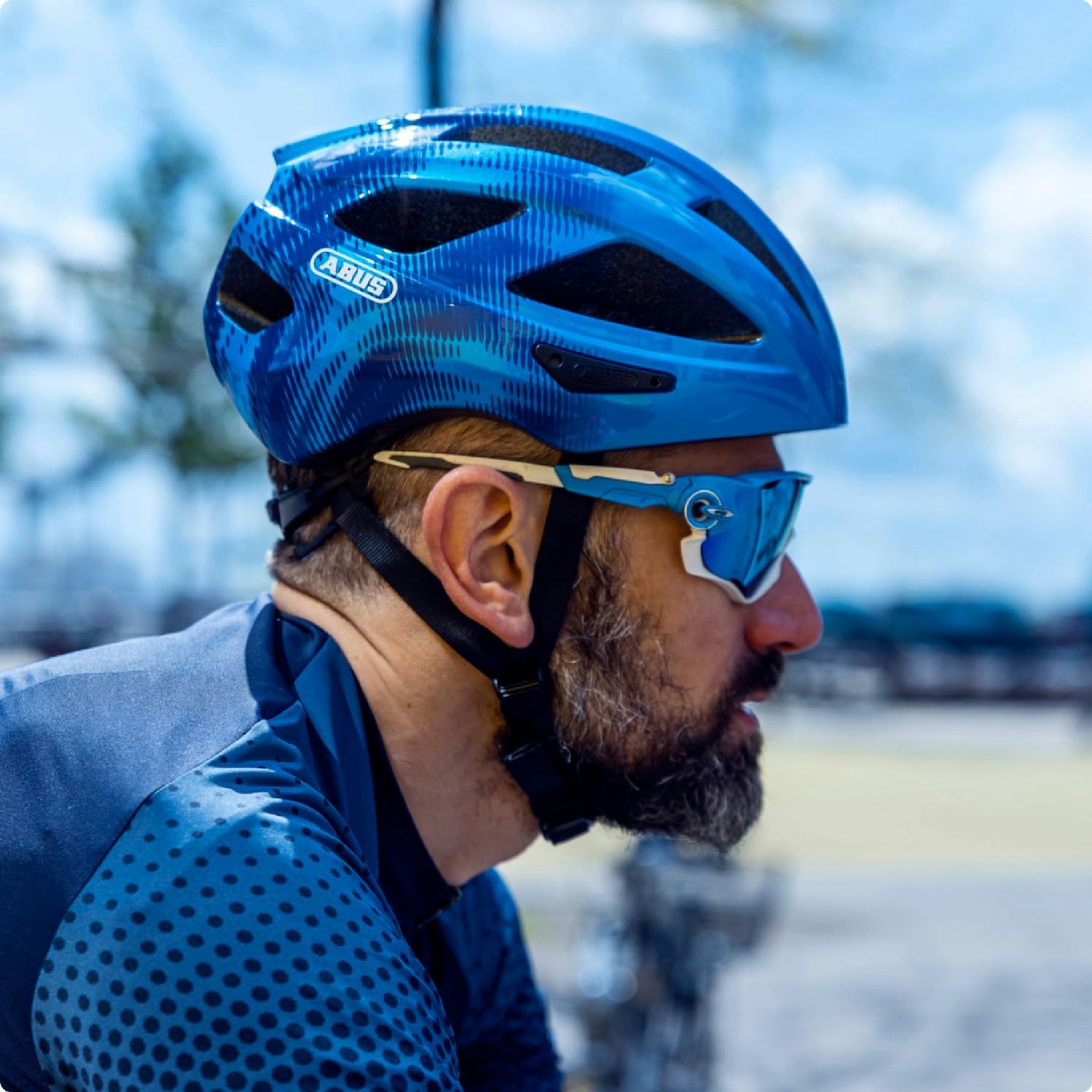 ABUS Macator Casque de Route - Casque de Vélo Sport pour Débutants - Unisexe - Rough, taille M Hauptansicht