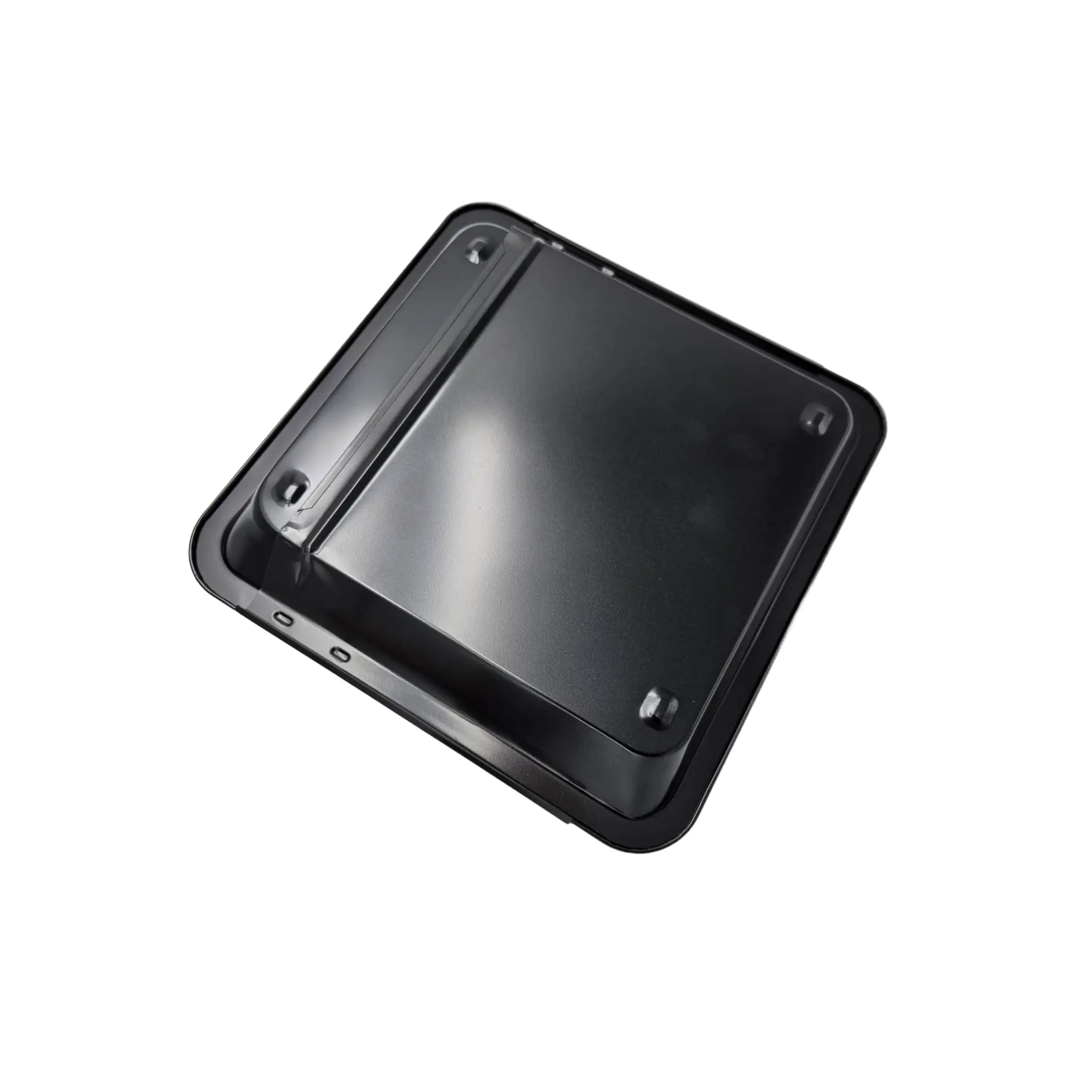 Backblech ausziehbar antihaftbeschichtet Carbonstahl 33x33-52 cm Schwarz