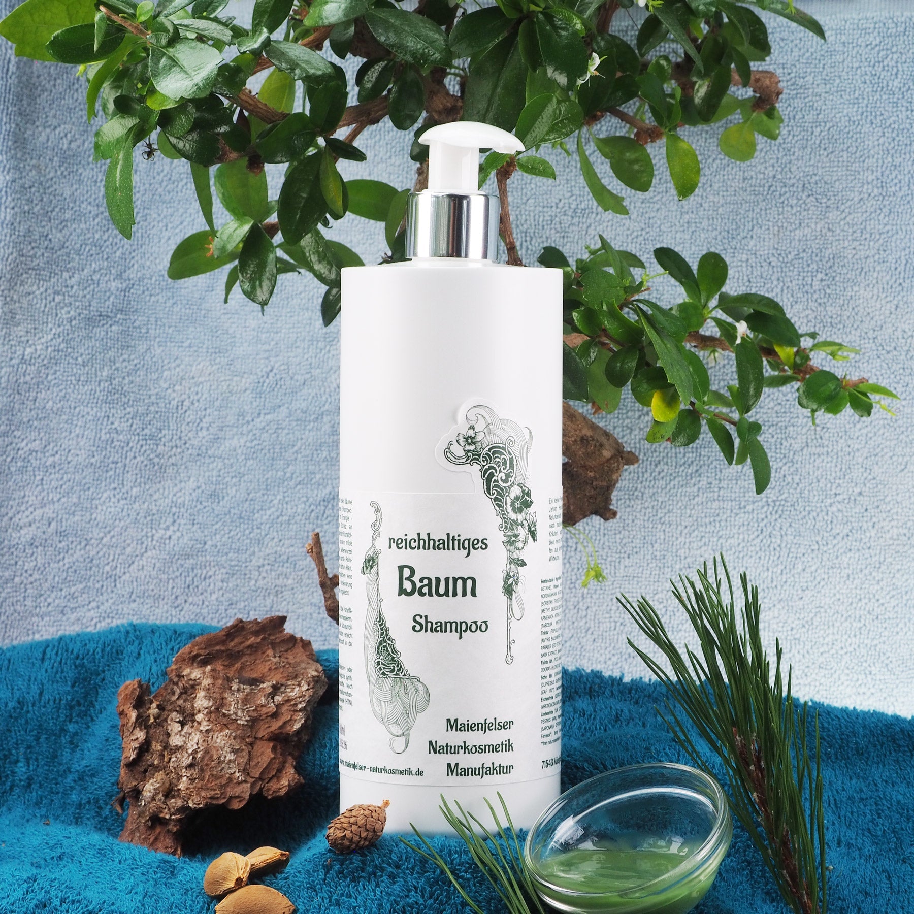 Maienfelser Baum Shampoo, vegan, ohne Silikone, für gesundes Haar