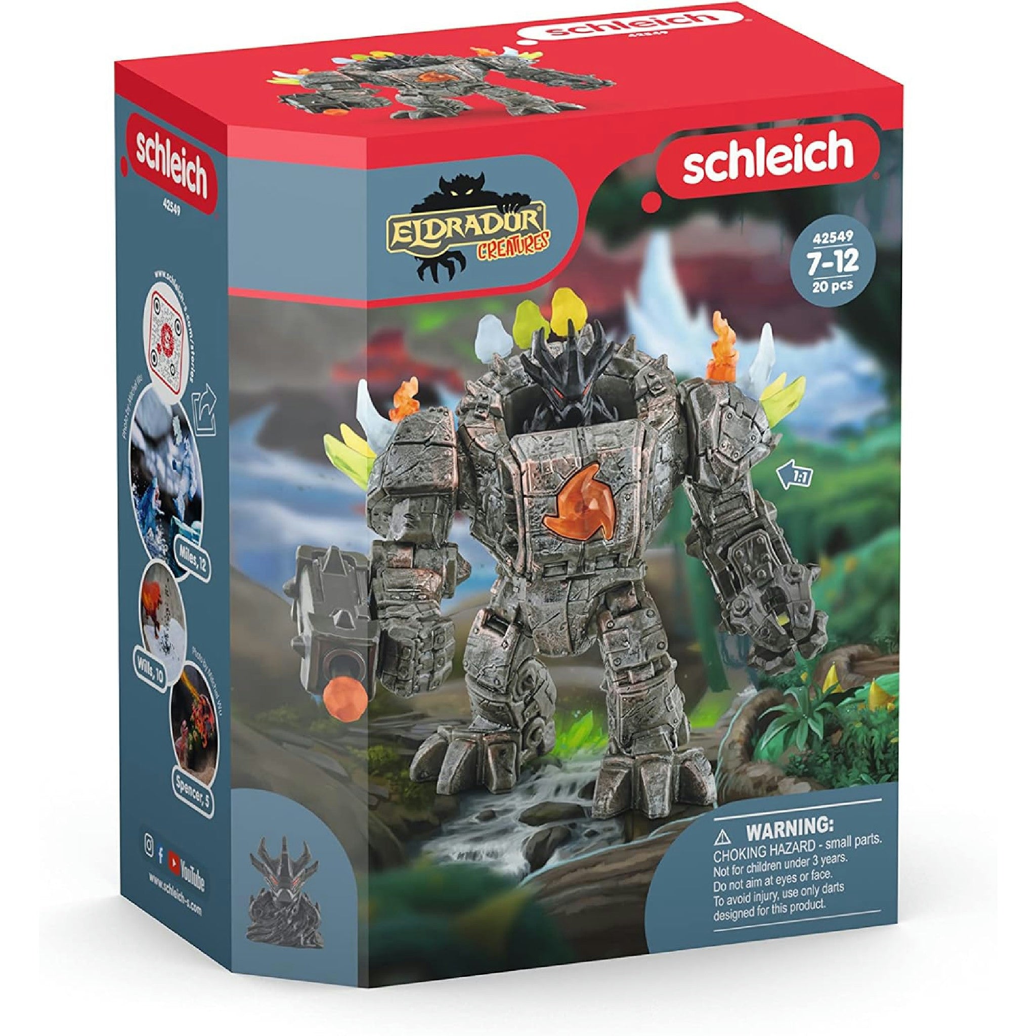 schleich 42549 ELDRADOR CREATURES Master-Roboter mit Mini Creature, 20 Teile schleich Monster mit beweglichen & rotierenden Teilen, Spielzeug für Kinder ab 7 Jahren Hauptansicht