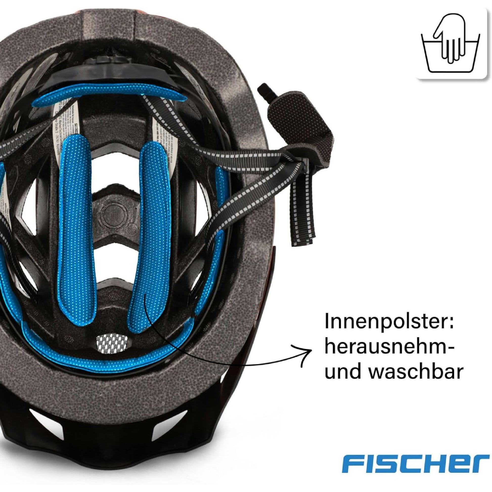 FISCHER Dallas Fahrradhelm, Kunststoff, beige, S/M, 52-59 cm Hauptansicht