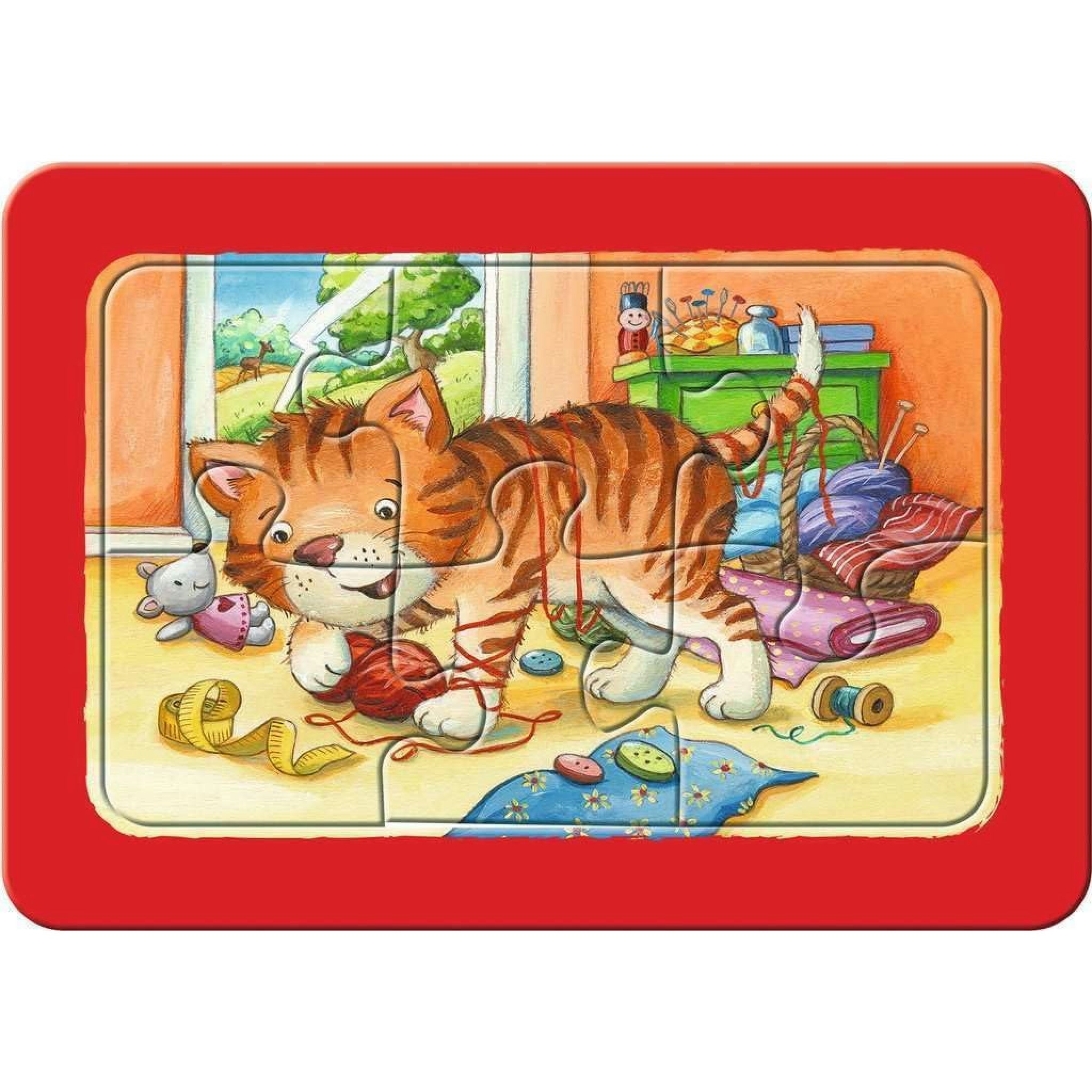 Ravensburger Kinderpuzzle - 07062 Meine Tierfreunde - my first puzzle mit 3x6 Teilen - Puzzle für Kinder ab 2 Jahren, Rahmenpuzzle Hauptansicht