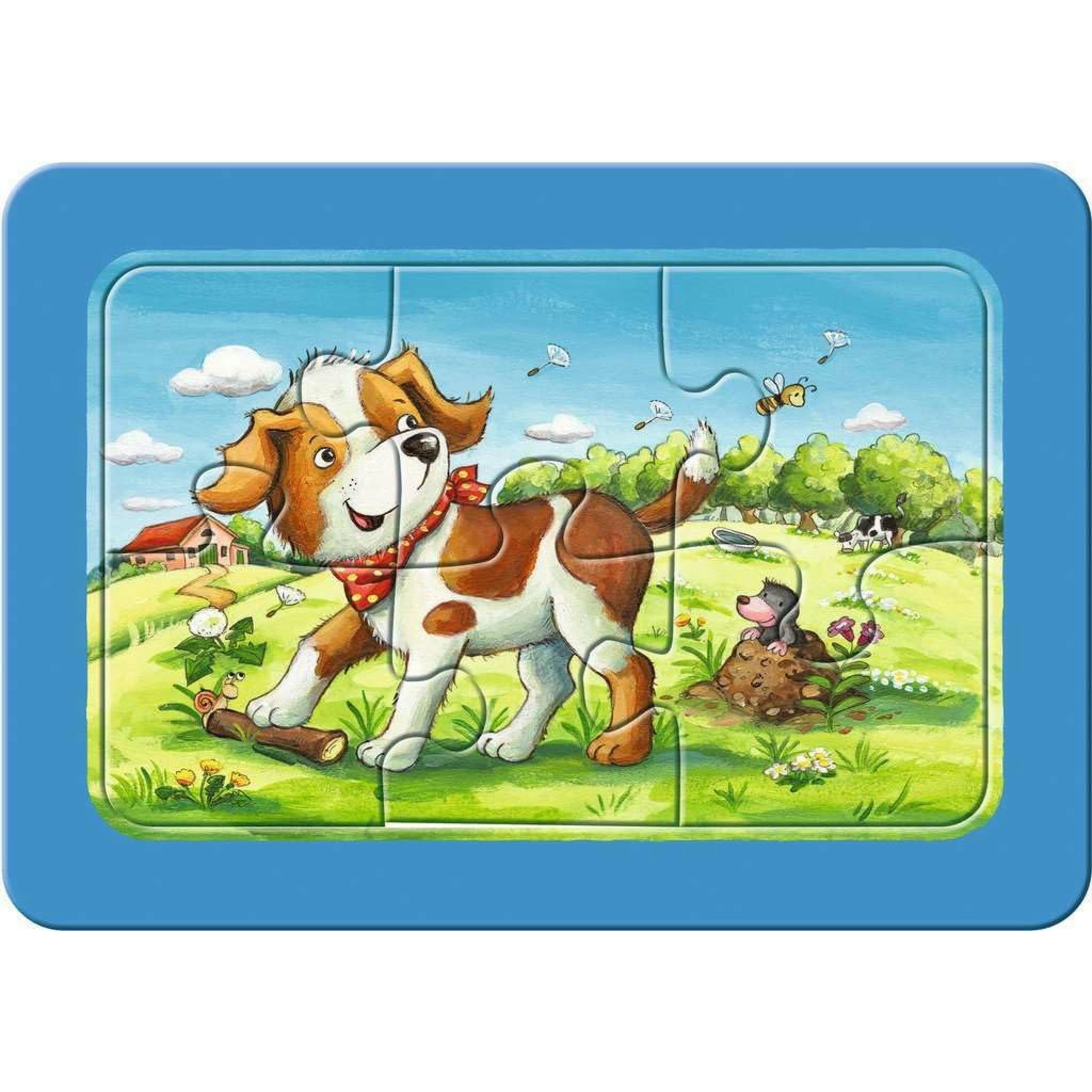 Ravensburger Kinderpuzzle - 07062 Meine Tierfreunde - my first puzzle mit 3x6 Teilen - Puzzle für Kinder ab 2 Jahren, Rahmenpuzzle Hauptansicht