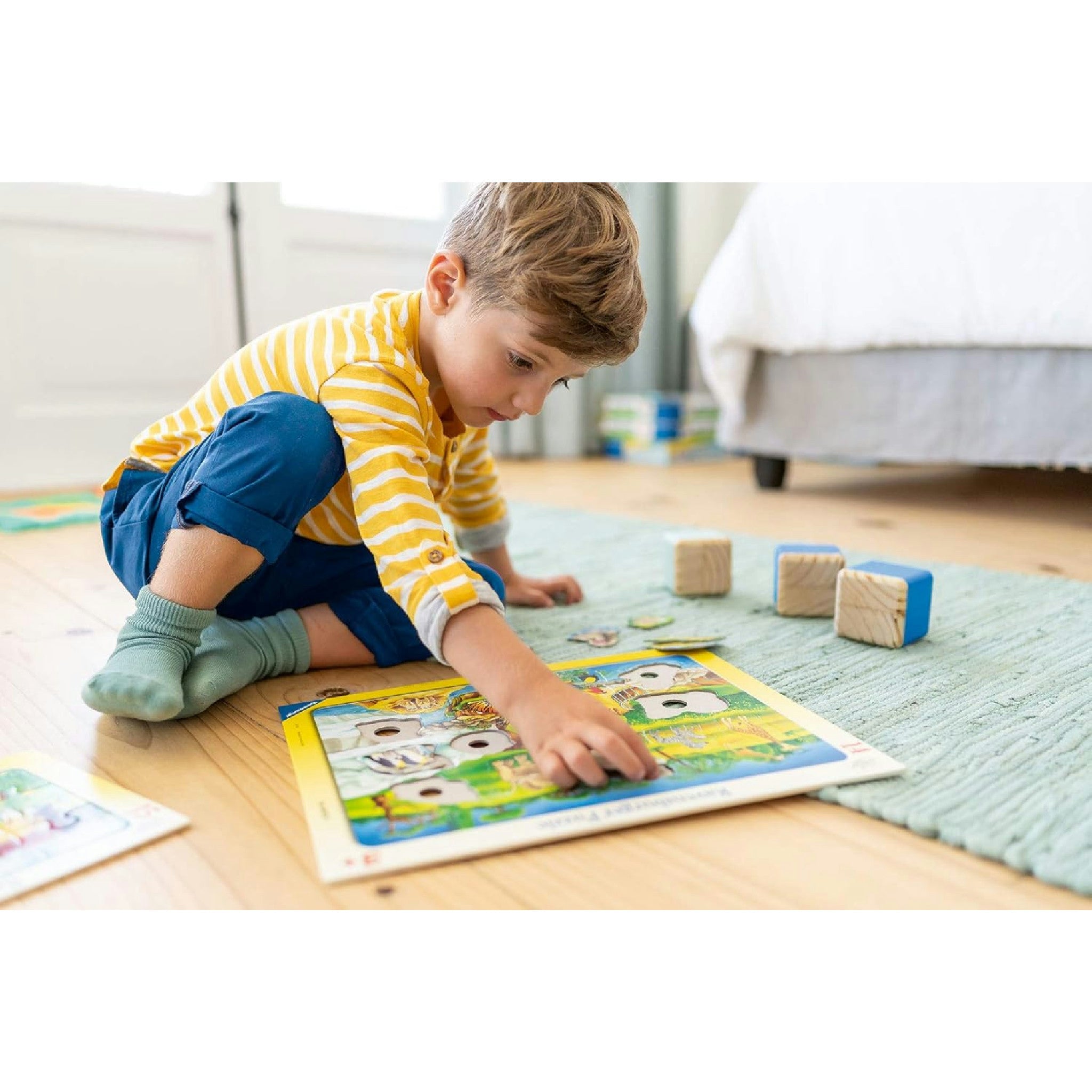 Ravensburger Kinderpuzzle - 07062 Meine Tierfreunde - my first puzzle mit 3x6 Teilen - Puzzle für Kinder ab 2 Jahren, Rahmenpuzzle Hauptansicht