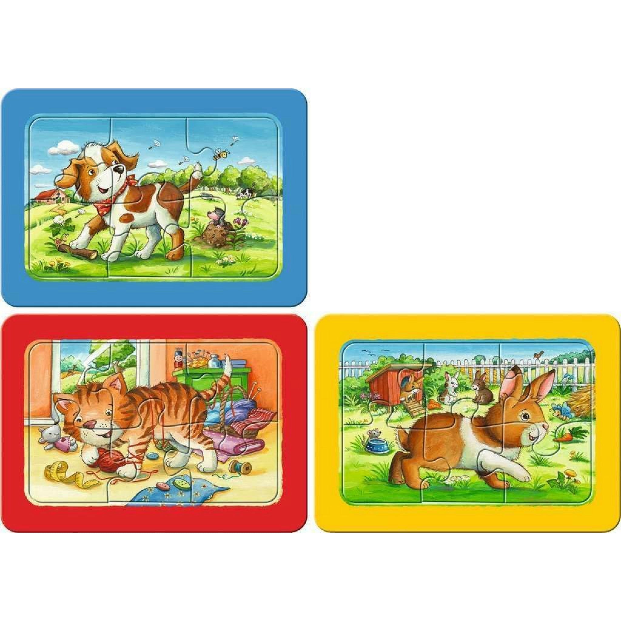 Ravensburger Kinderpuzzle - 07062 Meine Tierfreunde - my first puzzle mit 3x6 Teilen - Puzzle für Kinder ab 2 Jahren, Rahmenpuzzle Hauptansicht