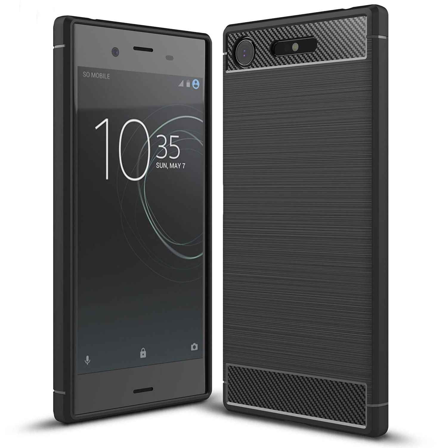 Sony Xperia XZ1 Handy Hülle von NALIA, Silikon Case Cover, Dünner Gummi Schutz