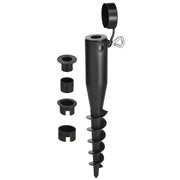 Einschraubbodenhülse für Sonnenschirme 25-45 mm Kunststoff schwarz 40 cm