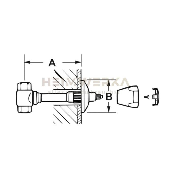 BRUSE UP-Fertigmontagesatz grau, Detailansicht der Komponenten und Anleitung