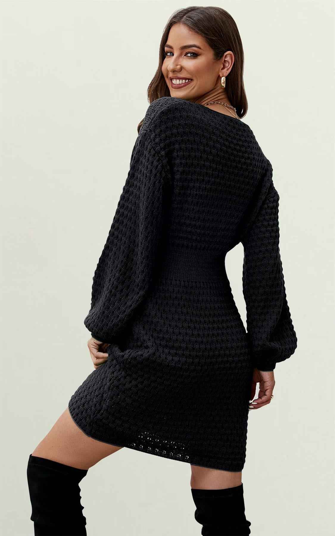 Jumper Mini Drees In Black