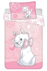 Aristocats Marie Kinder-Bettwäsche 100 x 135 cm - weiche Baumwolle
