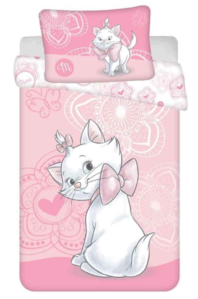 Aristocats Marie Kinder-Bettwäsche 100 x 135 cm - weiche Baumwolle