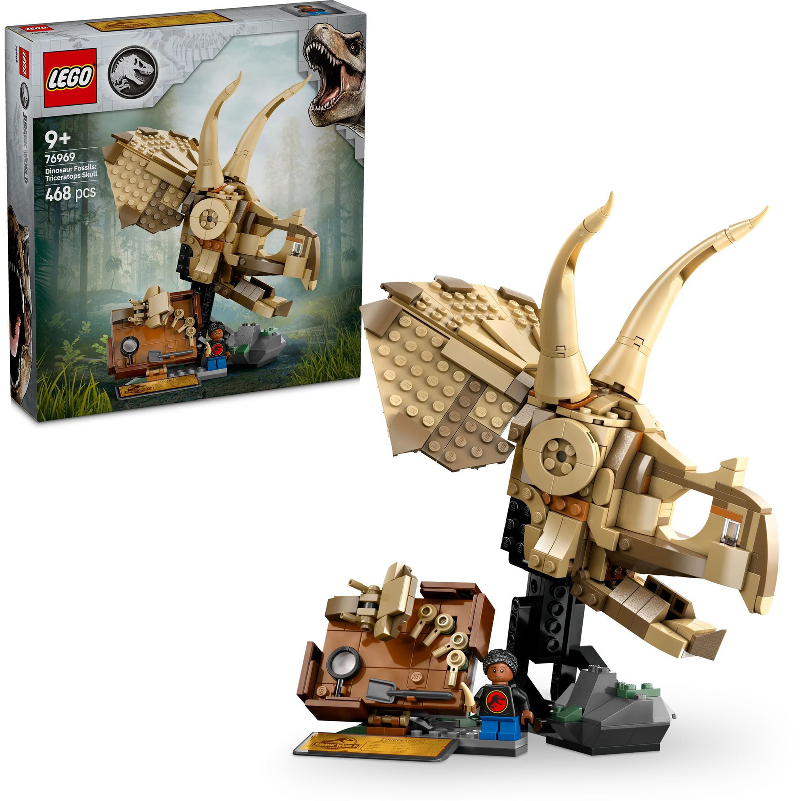 LEGO® Jurassic World  76969 Dinómaradványok: Triceratops-koponya (5702017814193)-0