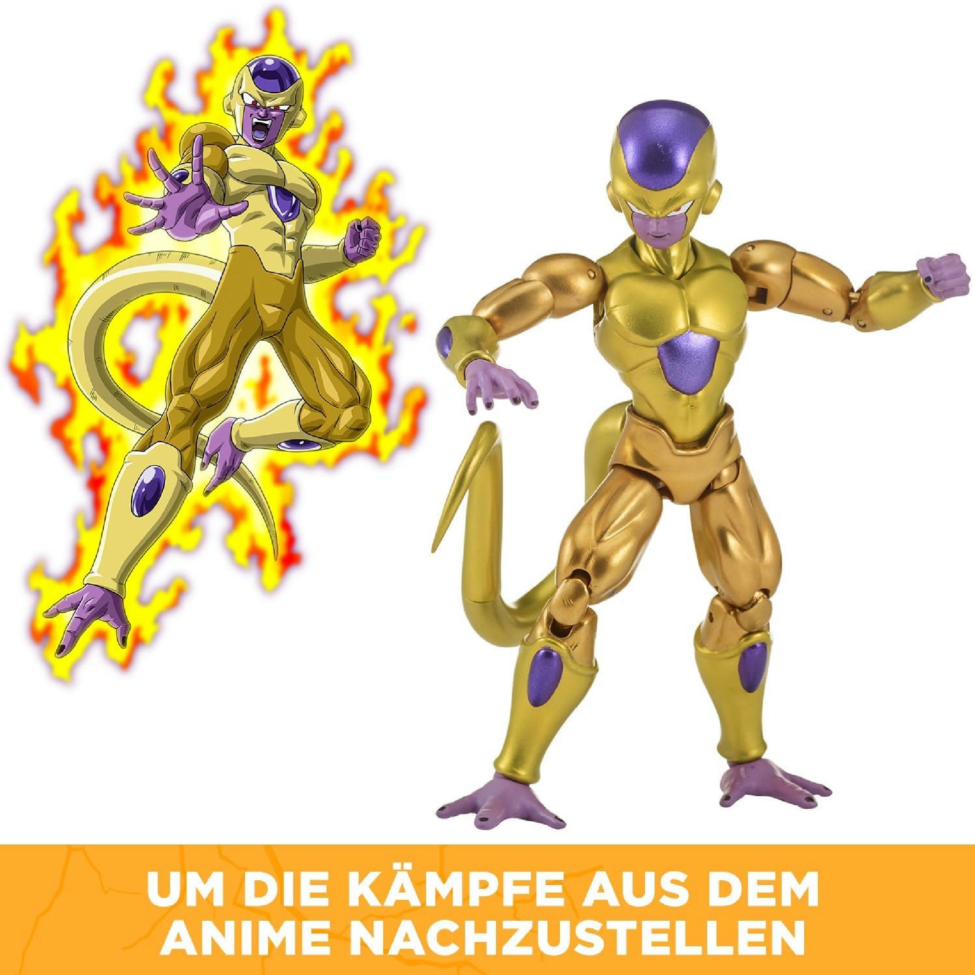 BANDAI - Dragon Ball Super - Dragon Stars Actionfigur 17 cm - Golden Freezer - Offizielle Dragon Ball Lizenz - Gelenkige Freezer Figur - Spielzeug für Kinder ab 4 Jahren - 35993 Hauptansicht