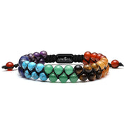 Chakra Perlenarmband 6mm aus Stein in mehrfarbigen Designs