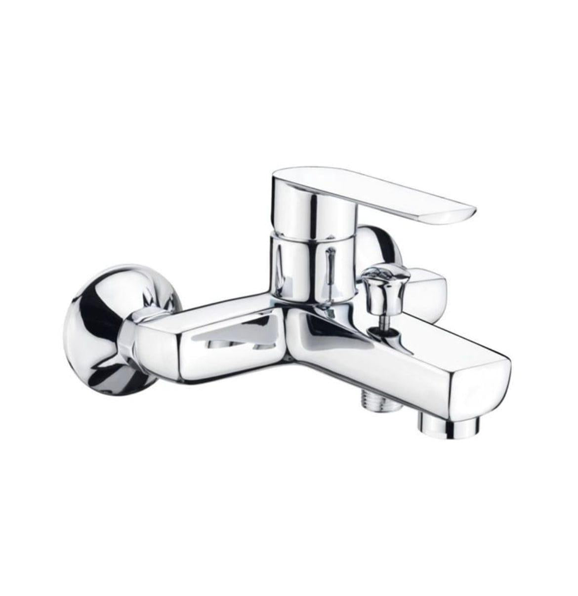 Cornat Bade-Einhebelmischer KLINT, chrom, modernes Design, hochwertige Verarbeitung