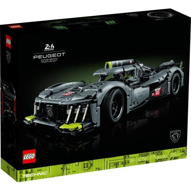 LEGO Technic - PEUGEOT 9X8 24H Le Mans Hybrid Hypercar (42156)-0