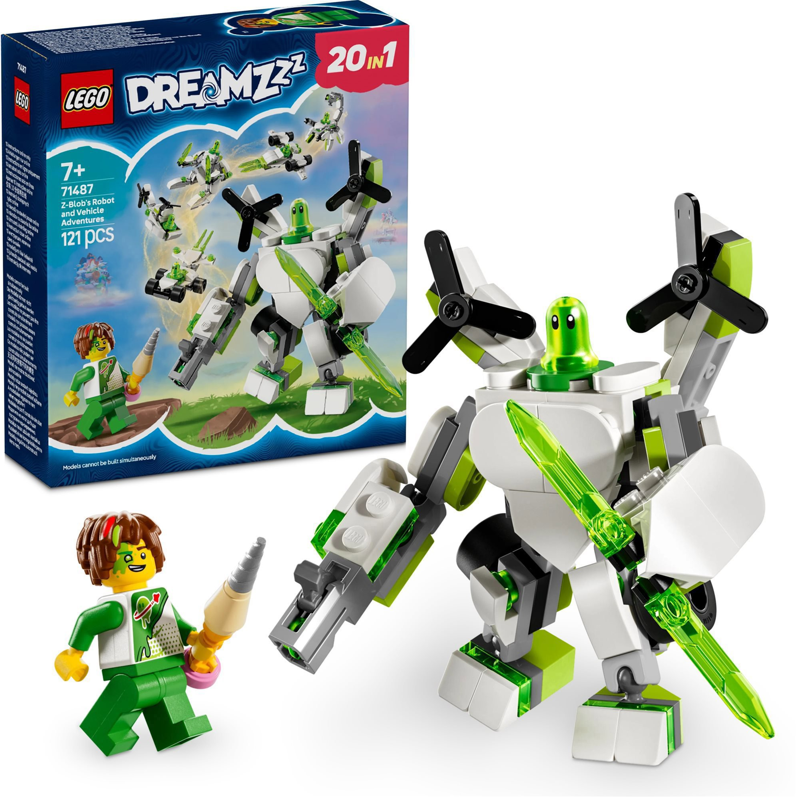 LEGO® DREAMZzz™ Z-Blob robot és járműves kalandjai 71487 (5702017812120)-0