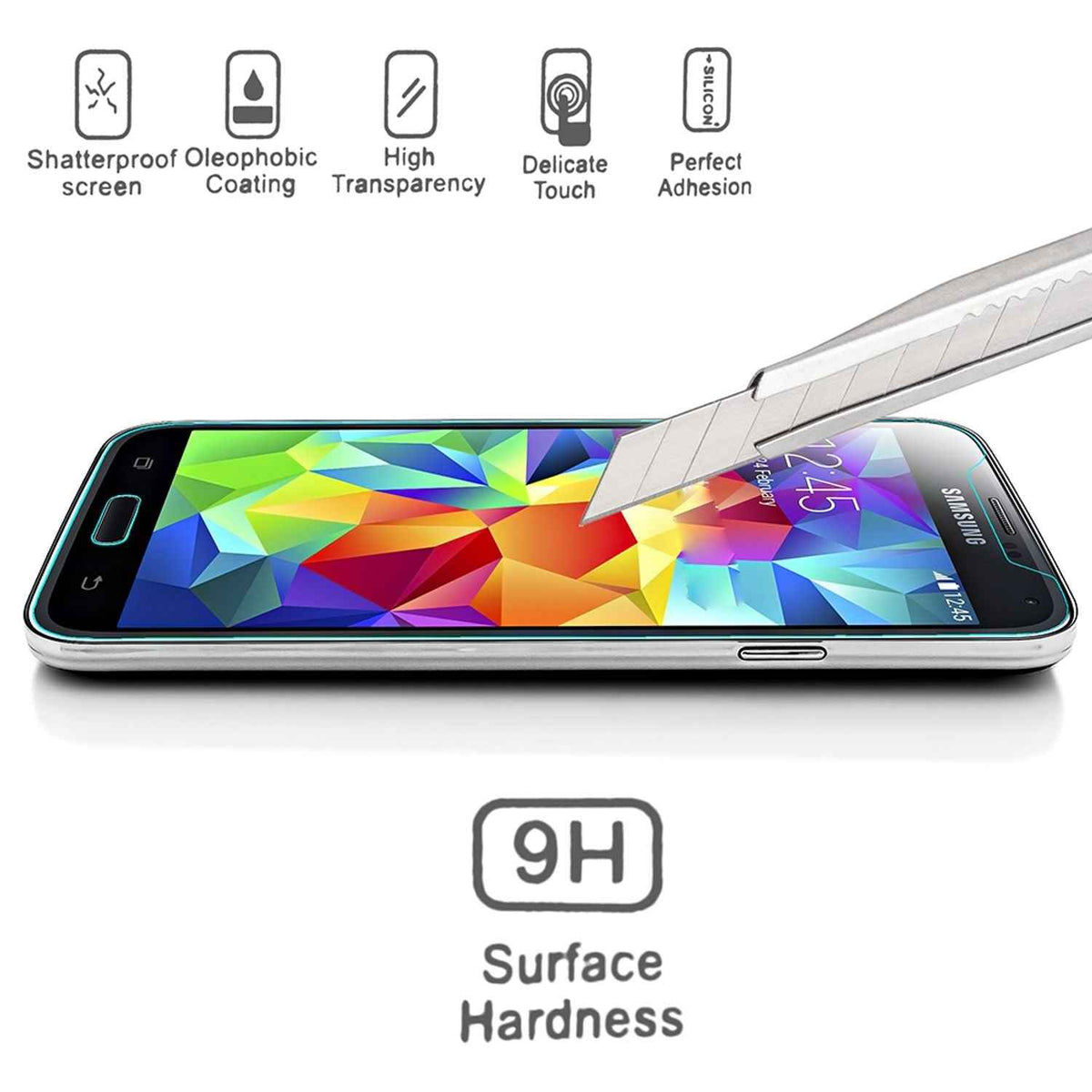 NALIA Schutz Glas für Huawei P smart 2019, 9H Full Cover Display Panzer Folie